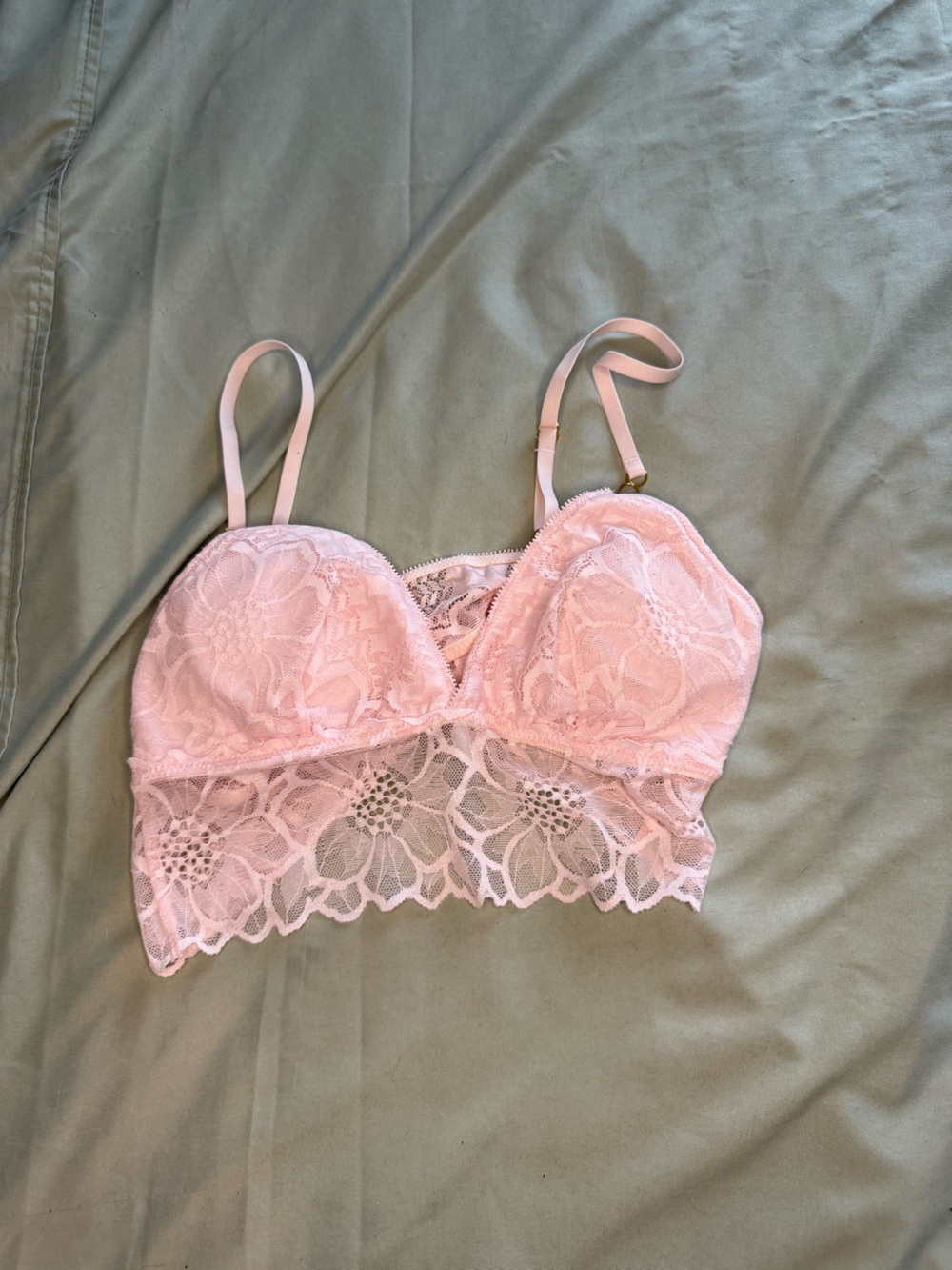 AERIE PINK BRALETTE SZ S